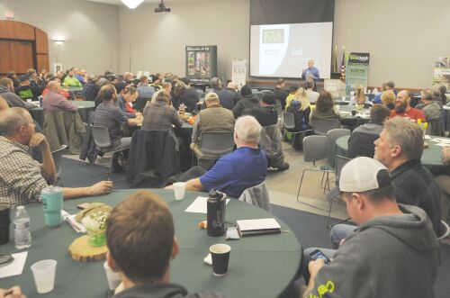 Arborists attending a Kentucky Arborists Association conference session